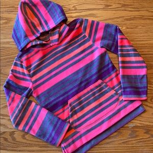 Girls Hooded Fleece Sweatshirt by Green Soda